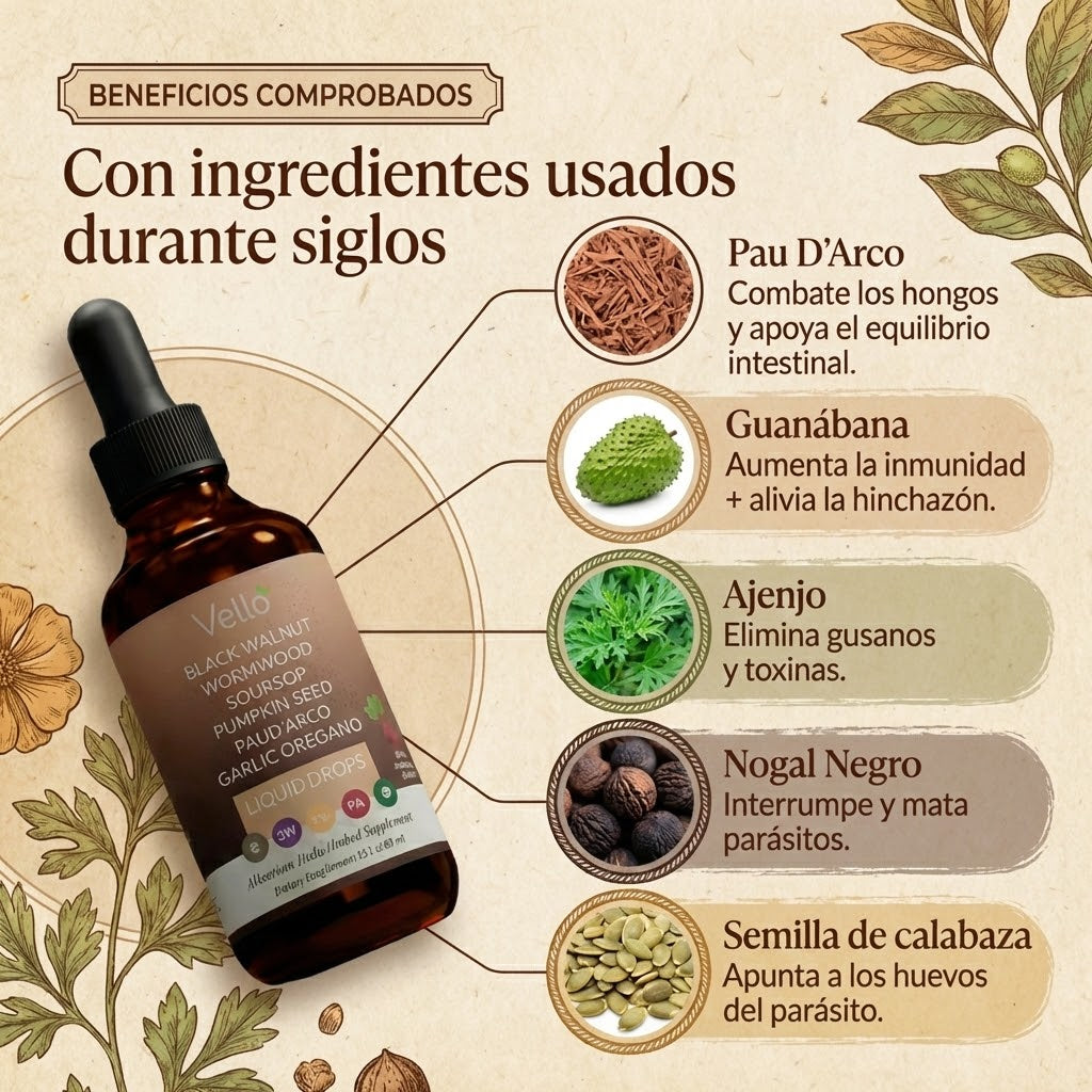 LIMPIEZA INTESTINAL ANTIPARASITARIA NATURAL